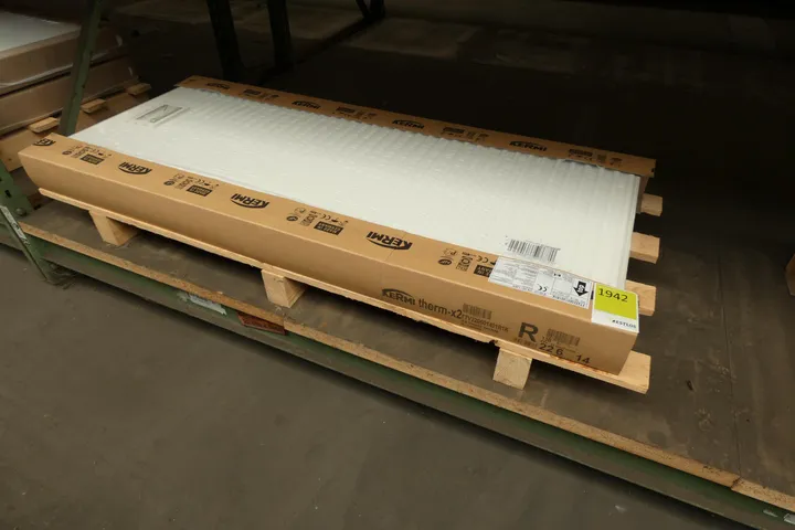Kermi - Heizk. Therm X2 Profil-V Typ 22, BH 600, BL 1400 mm, weiß, AG rechts